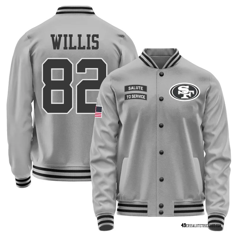 Men's Brayden Willis San Francisco 49ers Gray Salute to Service Performance Jacket