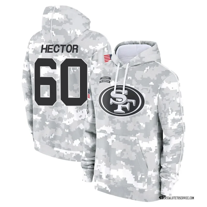 Men's Bruce Hector San Francisco 49ers Camo Arctic 2024 Salute to Service Club Fleece Pullover Hoodie