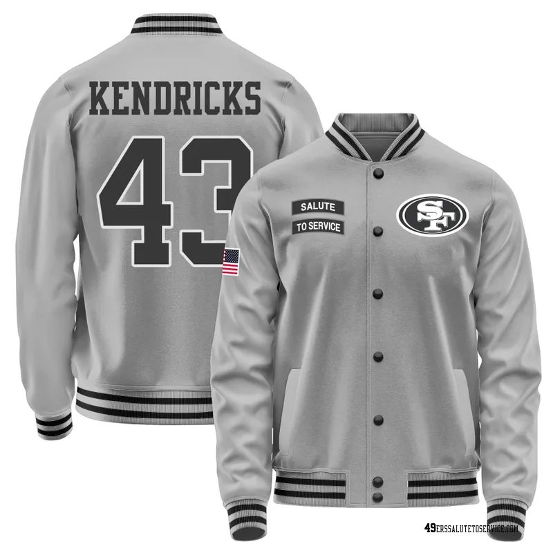 Men's Eric Kendricks San Francisco 49ers Gray Salute to Service Performance Jacket