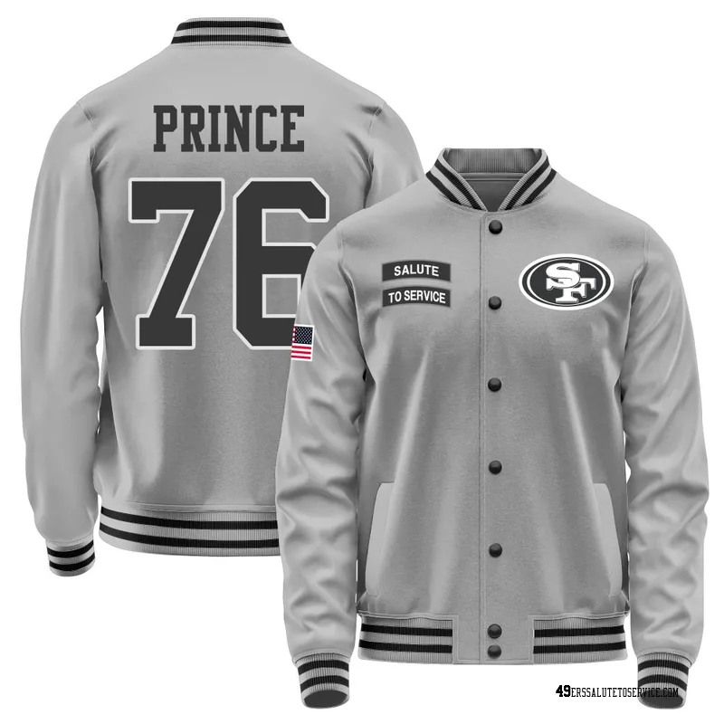 Men's Isaiah Prince San Francisco 49ers Gray Salute to Service Performance Jacket