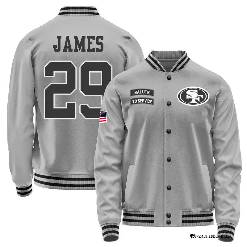 Men's Jordan James San Francisco 49ers Gray Salute to Service Performance Jacket