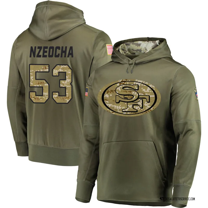 salute to service 49ers hoodie