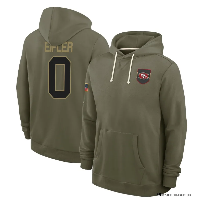 Men's Milo Eifler San Francisco 49ers Olive 2025 Salute to Service Hoodie