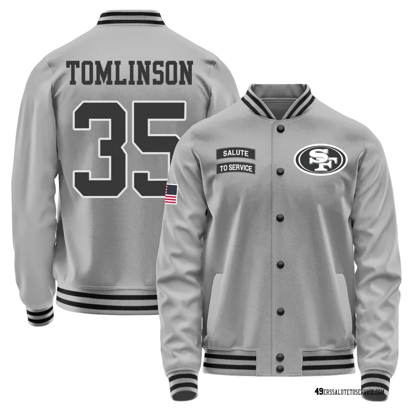 Men's Tre Tomlinson San Francisco 49ers Gray Salute to Service Performance Jacket