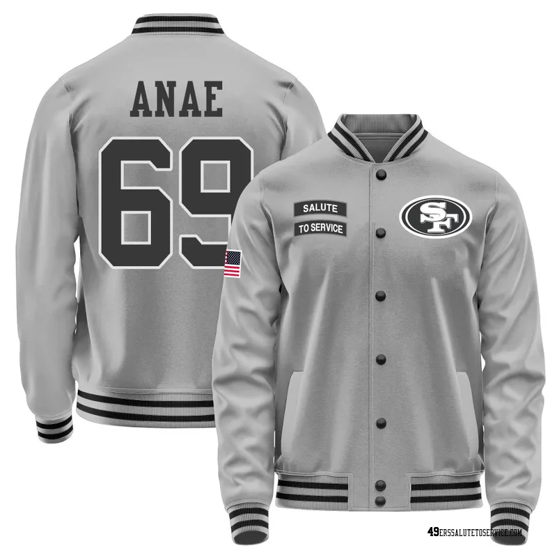 Youth Bradlee Anae San Francisco 49ers Gray Salute to Service Performance Jacket