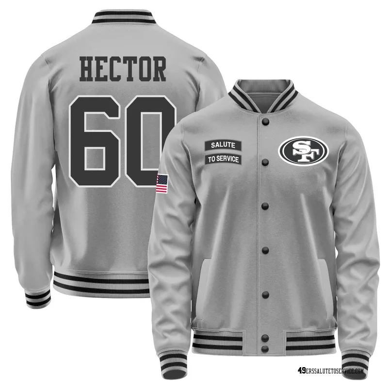 Youth Bruce Hector San Francisco 49ers Gray Salute to Service Performance Jacket
