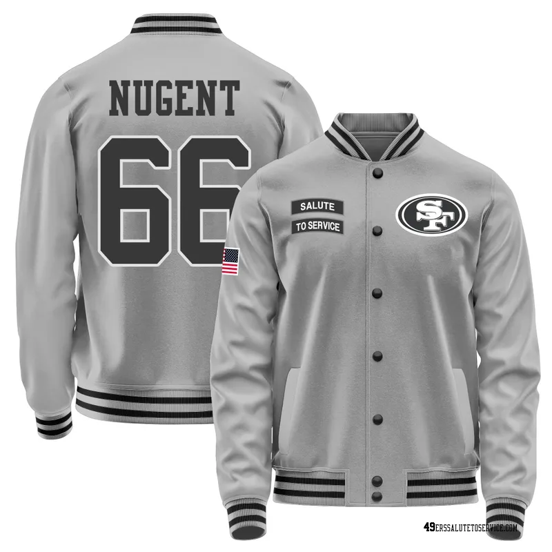Youth Drake Nugent San Francisco 49ers Gray Salute to Service Performance Jacket