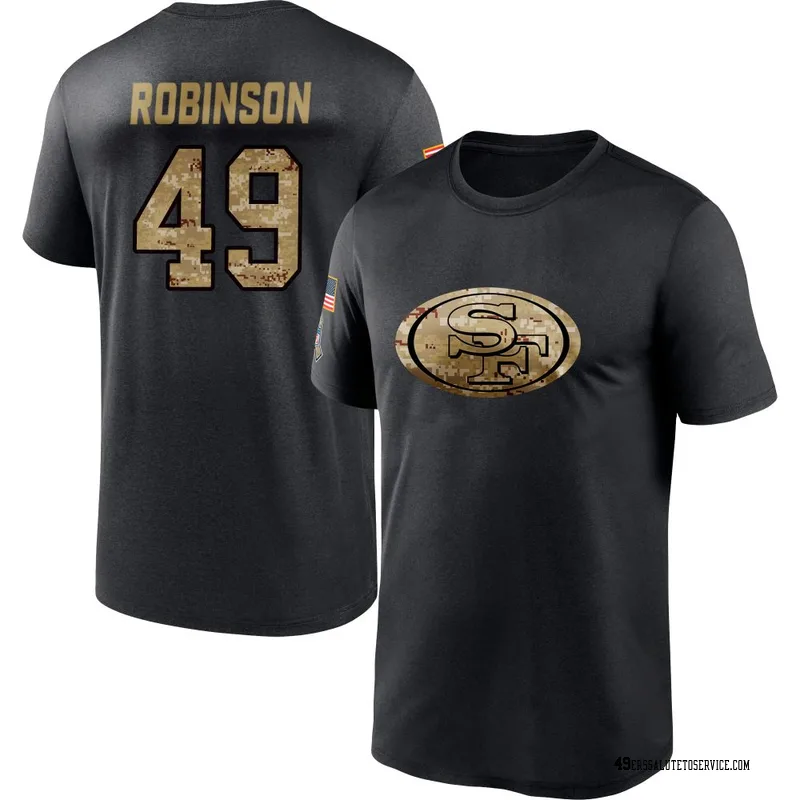 Youth Jakob Robinson San Francisco 49ers Black 2020 Salute To Service Performance T-Shirt