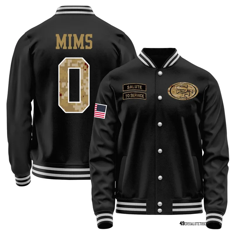 Youth Jordan Mims San Francisco 49ers Black Salute to Service Sideline Performance Jacket