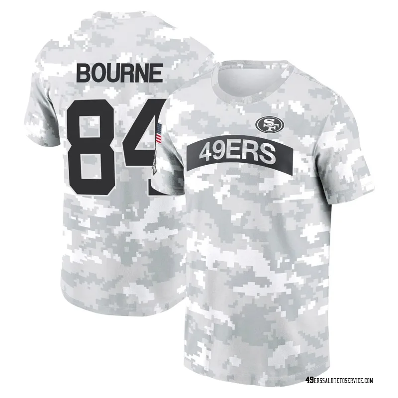 Youth Kendrick Bourne San Francisco 49ers Camo Arctic 2024 Salute to Service Performance T-Shirt