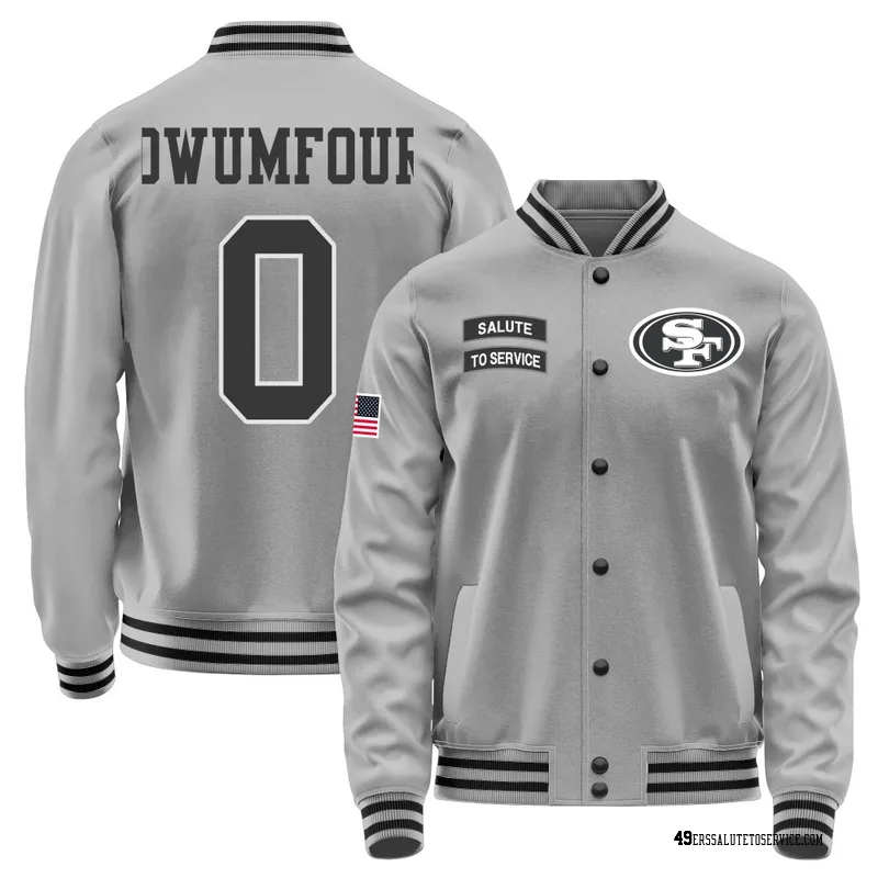 Youth Michael Dwumfour San Francisco 49ers Gray Salute to Service Performance Jacket