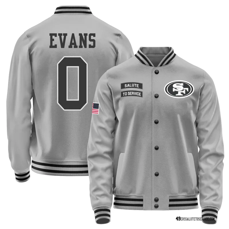 Youth Mike Evans San Francisco 49ers Gray Salute to Service Performance Jacket