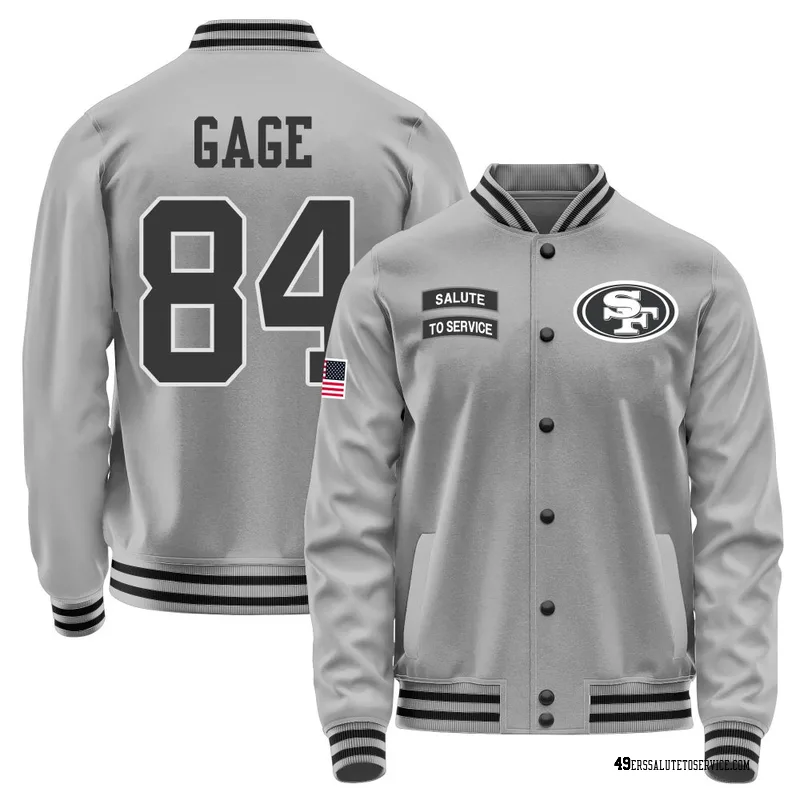 Youth Russell Gage San Francisco 49ers Gray Salute to Service Performance Jacket