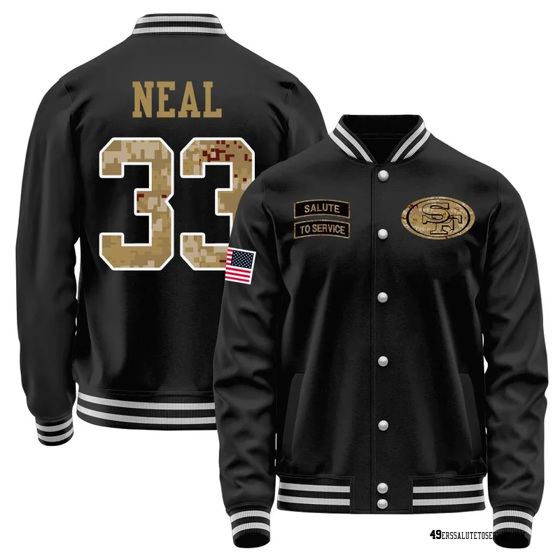Youth Siran Neal San Francisco 49ers Black Salute to Service Sideline Performance Jacket